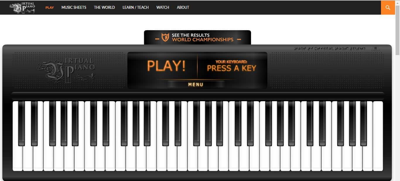 free virtual piano keyboard download
